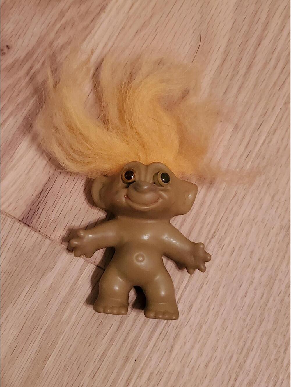 Vintage 1960's Troll Doll with Yellow Hair